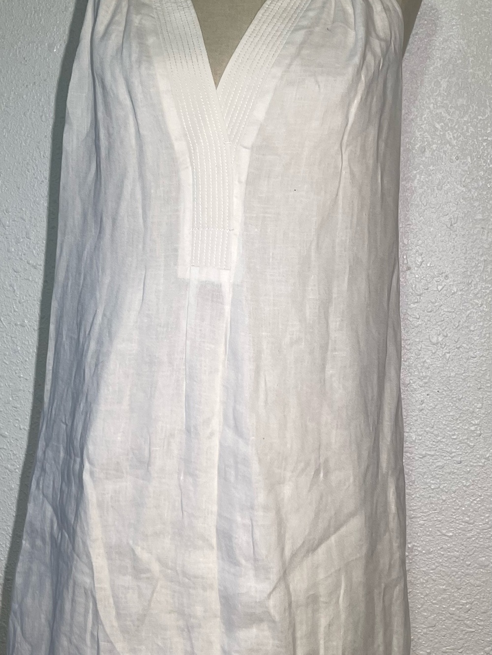 J.crew women’s white linen Lightweight Maxi Dress size medium - Picture 7 of 10